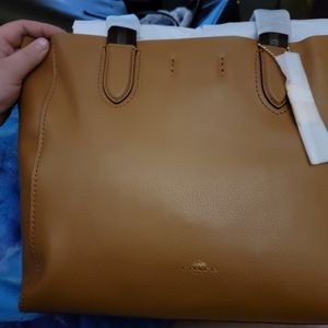 Tan coach Derby tote